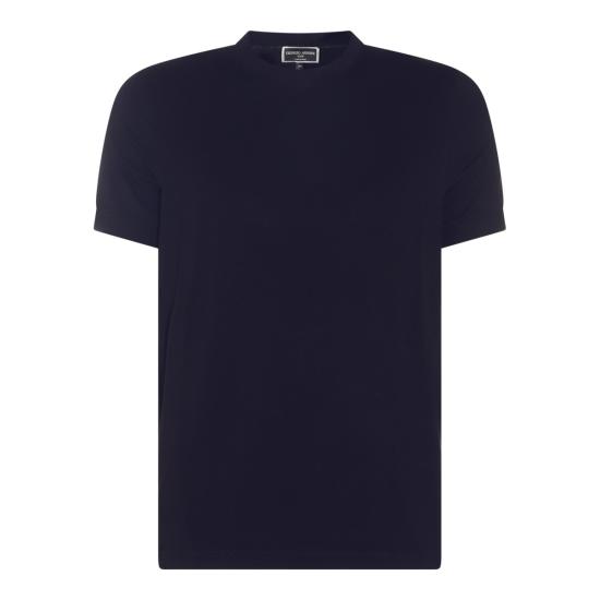 26FW 조르지오 아르마니 반팔 티셔츠 8NST62 SJP4ZUBSG NAVY