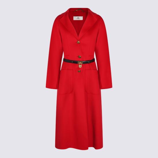 26FW 엘리자베타프랜치 코트 CP03D67E2 CG5 RED PASSION - ELISABETTA FRANCHI
