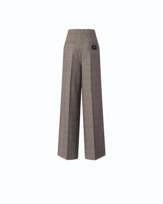 26FW 핑코 팬츠 107476A3FF CYZ BEIGE BORDEAUX NERO - PINKO