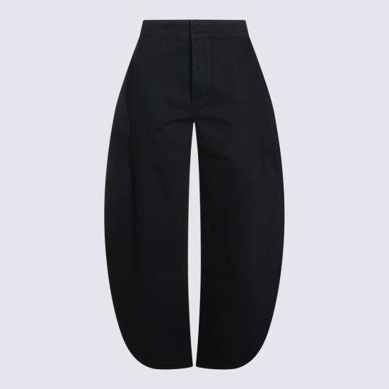 26FW 알라이아 팬츠 AA9P0253D003C 995 NOIR - ALAIA