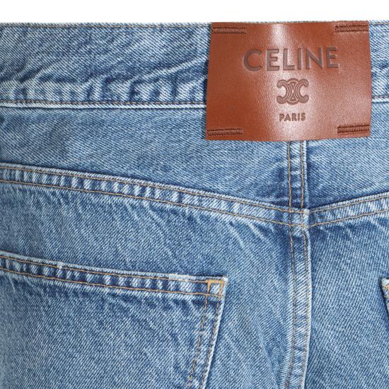 26FW 셀린느 코튼 데님 보이프렌드 진 001 RP0B9930F GLH6 VIVIENNE GLASS - CELINE