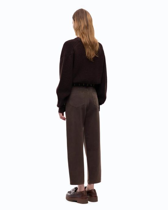 26FW 핑코 팬츠 103857A3KU L72 MARRONE TESTA MORO - PINKO