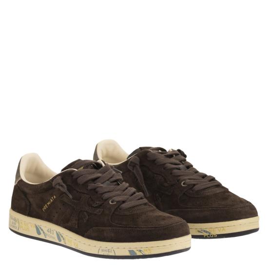 26FW 프리미아타 BSKT 바스켓 클레이 스니커즈 BSKTCLAY DARK BROWN - PREMIATA