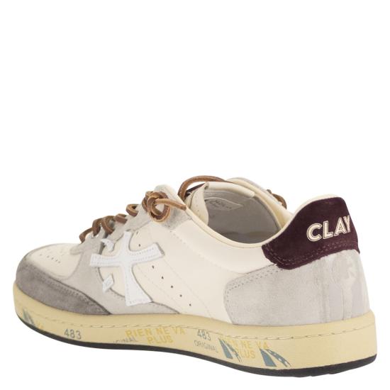 26FW 프리미아타 BSKT 바스켓 클레이 스니커즈 BSKTCLAY WHITE BORDEAUX - PREMIATA