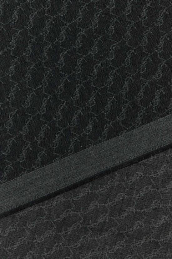 26FW 생로랑 머플러/스카프 8744463YU51 1061 BLACKDARKGREY - SAINT LAURENT