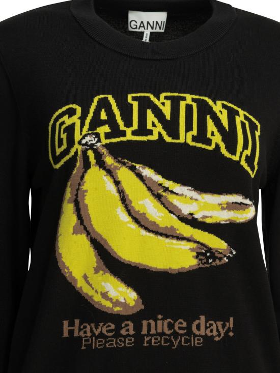 26FW 가니 스웨터 A1150013 099 BLACK DOM - GANNI