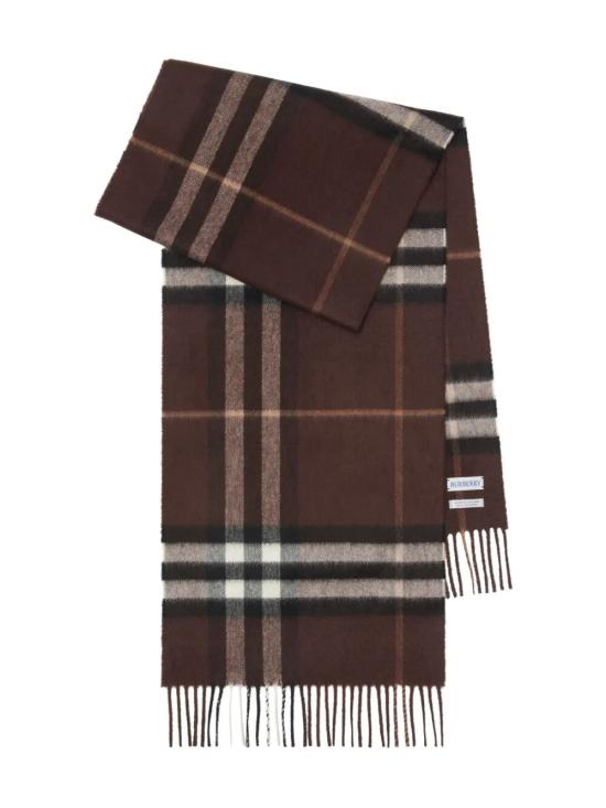 26FW 버버리 체크 캐시미어 스카프 8112638 TREACLE BROWN DOM