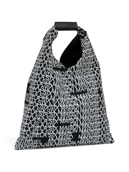 26FW MM6 메종마르지엘라 JAPANESE 재패니즈 스몰 토트백 S54WD0043P9089 H8328 BLACK WHITE - MM6 MAISON MARGIELA