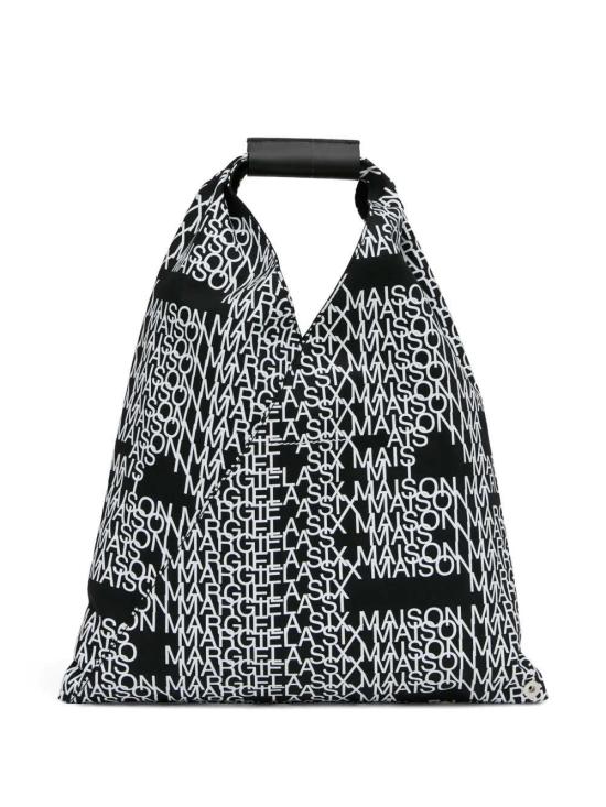 26FW MM6 메종마르지엘라 JAPANESE 재패니즈 스몰 토트백 S54WD0043P9089 H8328 BLACK WHITE - MM6 MAISON MARGIELA