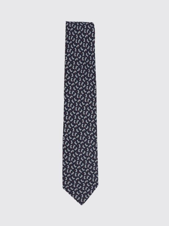 26FW 살바토레 페라가모 넥타이 351449 794614 NAVY BLUE DOM
