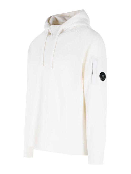 26FW 씨피 컴퍼니 후드 티셔츠 21CMKN098A 110149A 103 GAUZE WHITE DOM - C.P. COMPANY