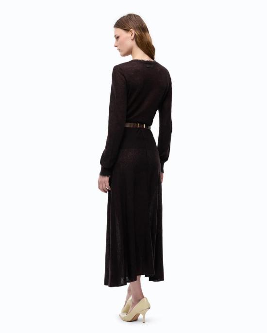 26FW 핑코 스웨터 107328A3IQ M05 MARRONE JAVA - PINKO