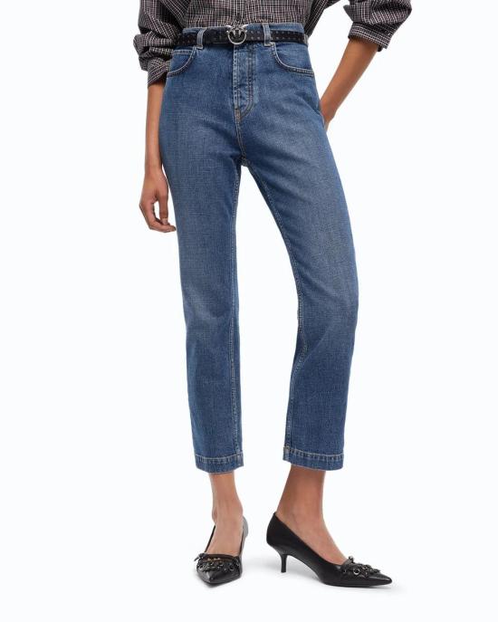 26FW 핑코 데님 팬츠 107385A3KA PJD LAVAGGIO MEDIO - PINKO
