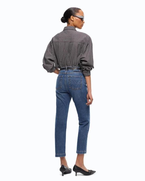 26FW 핑코 데님 팬츠 107385A3KA PJD LAVAGGIO MEDIO - PINKO