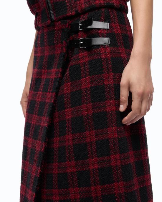 26FW 핑코 미디 스커트 107420A3GN ZR4 NERO ROSSO - PINKO