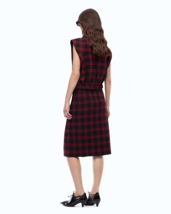26FW 핑코 미디 스커트 107420A3GN ZR4 NERO ROSSO - PINKO