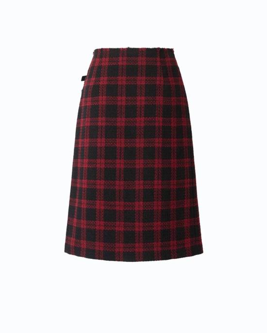 26FW 핑코 미디 스커트 107420A3GN ZR4 NERO ROSSO - PINKO
