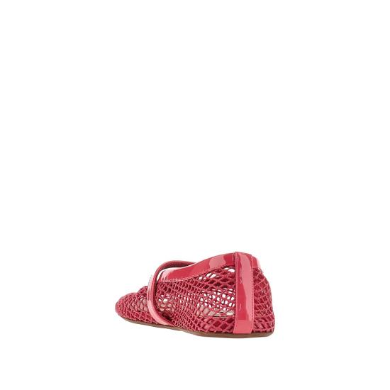 26FW 알라이아 피쉬넷 발레 플랫 AA3A029TK007 Pink - ALAIA