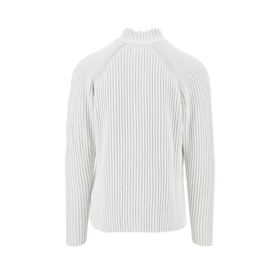 26FW 씨피 컴퍼니 니트웨어 21CMKN300A006170A White - C.P. COMPANY