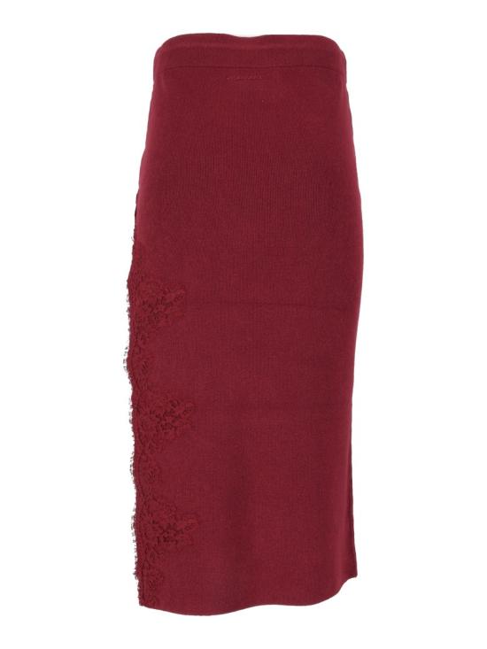 26FW 에르마노 설비노 스커트 D49EO002EP2 Red - ERMANNO SCERVINO