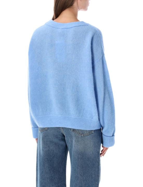 26FW 아메리칸 빈티지 니트웨어 VITO18EATMOSFERE Blue - AMERICAN VINTAGE