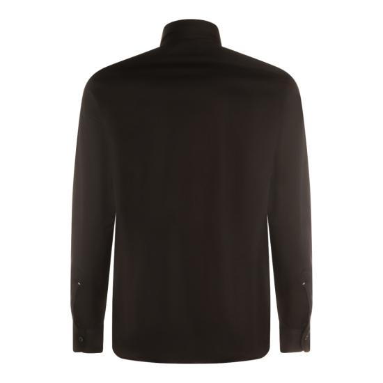 26FW 마짜렐리 셔츠 500201SLIMNERO Black - MAZZARELLI