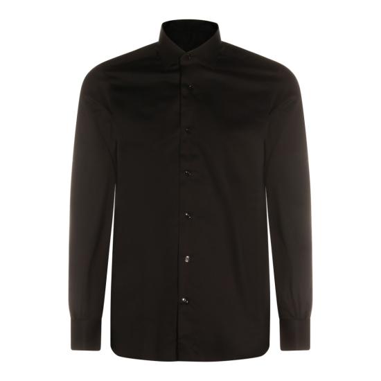 26FW 마짜렐리 셔츠 500201SLIMNERO Black