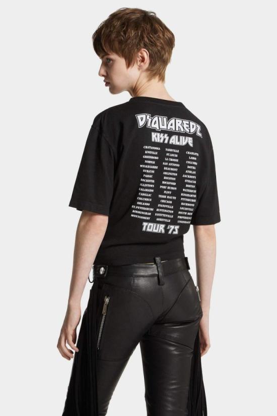 25FW 디스퀘어드2 탑 8053601455252 Black - DSQUARED2