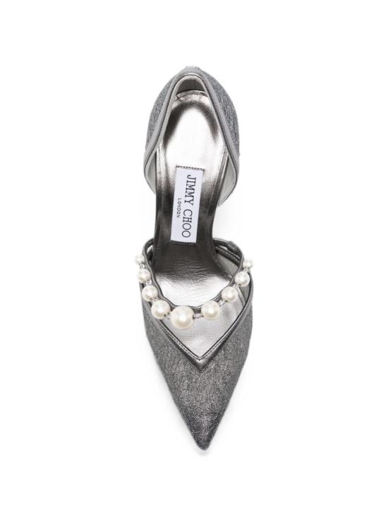  지미추 힐/펌프스 AURELIE85QKGANTHRACITE WHITE AI26 SILVER - JIMMY CHOO