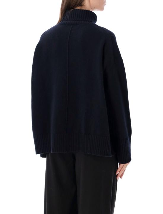 26FW 쉐르 니트웨어 PUL1518WILLIAMNAV0124W Black - SOEUR