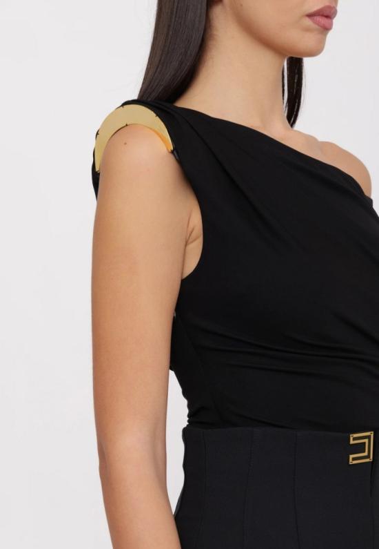 26SS 엘리자베타프랜치 탑 BO01361E211042 Black - ELISABETTA FRANCHI