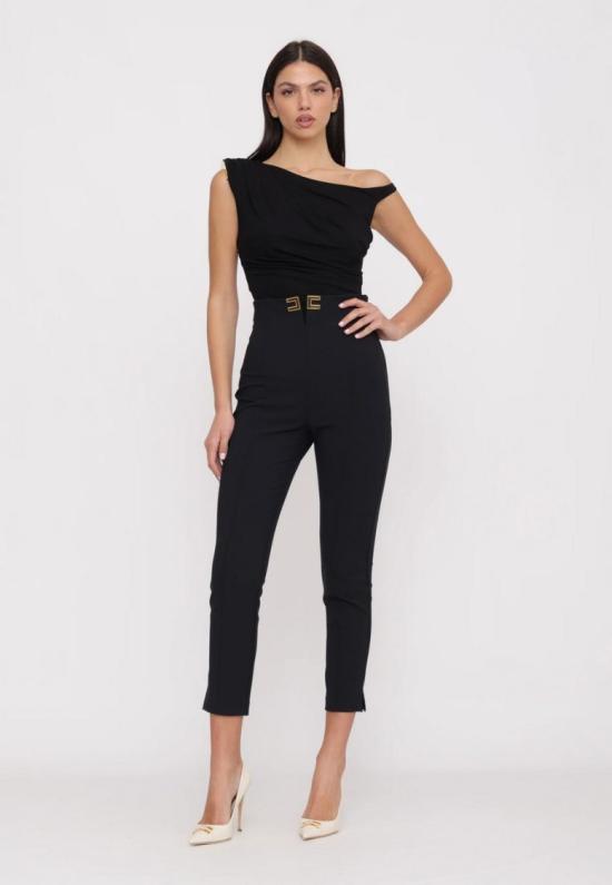 26SS 엘리자베타프랜치 탑 BO01361E211042 Black - ELISABETTA FRANCHI