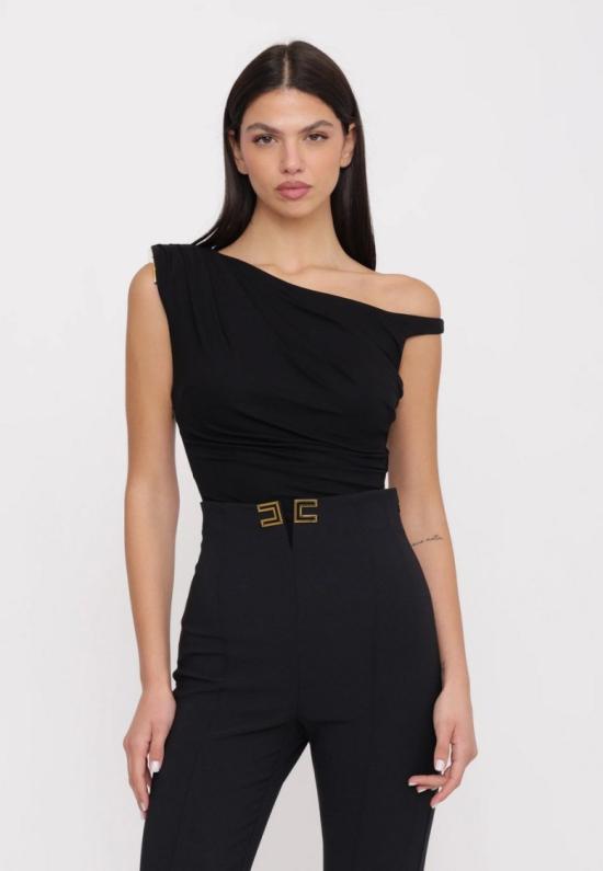 26SS 엘리자베타프랜치 탑 BO01361E211042 Black - ELISABETTA FRANCHI