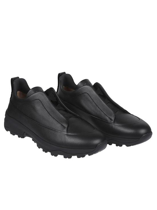 26FW 에르메네질도제냐 스니커즈 LHSOF S8106Z Black - ERMENEGILDO ZEGNA