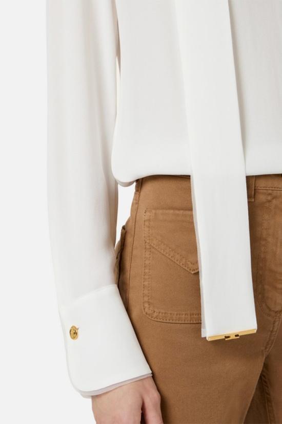 26SS 엘리자베타프랜치 탑 CA14661E236038 White - ELISABETTA FRANCHI