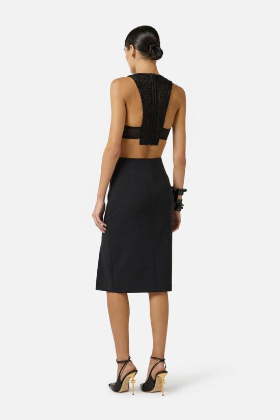 26SS 엘리자베타프랜치 스커트 GO14761E211038 Black - ELISABETTA FRANCHI