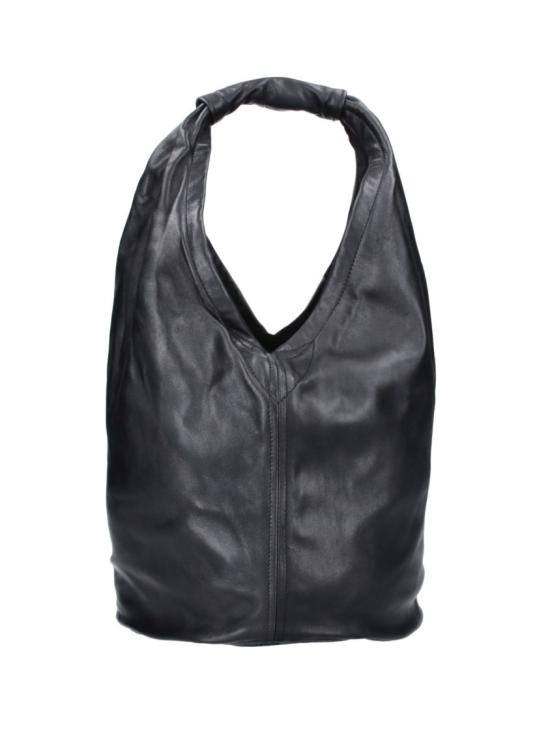 26FW 아워레가시 포포 드립 백 A2268FMBMALLEABLE BLACK BULL HIDE - OUR LEGACY