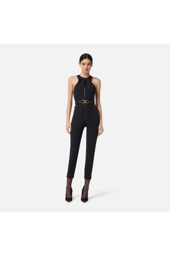 25FW 엘리자베타프랜치 점프수트 TU05556E211044 Black - ELISABETTA FRANCHI