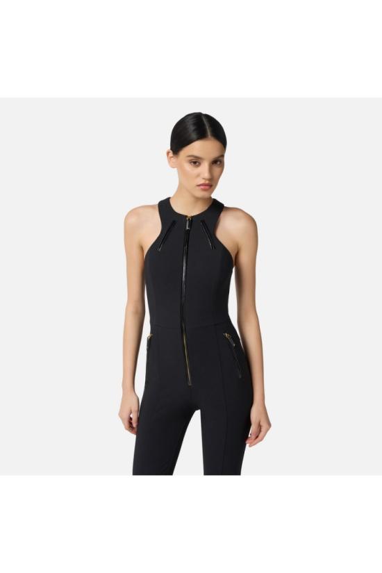 25FW 엘리자베타프랜치 점프수트 TU05556E211044 Black - ELISABETTA FRANCHI