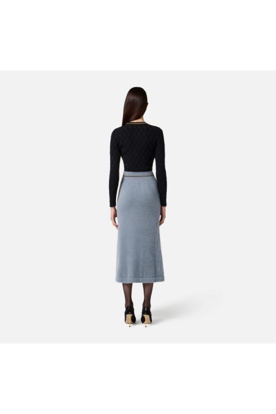 25FW 엘리자베타프랜치 니트웨어 MK29B56E211040 Black - ELISABETTA FRANCHI