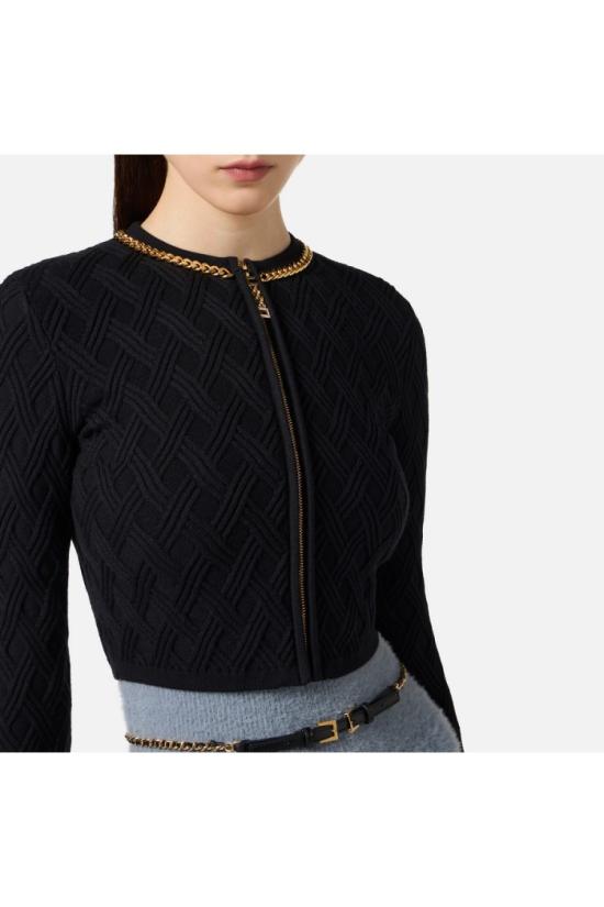 25FW 엘리자베타프랜치 니트웨어 MK29B56E211040 Black - ELISABETTA FRANCHI
