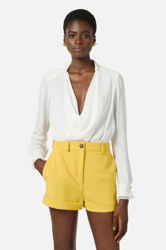 26SS 엘리자베타프랜치 탑 CB00261E236040 White - ELISABETTA FRANCHI
