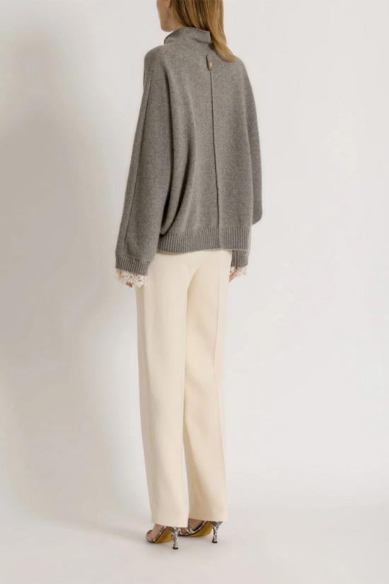 26FW 알베르타 페레티 니트웨어 889781604504 Grey - ALBERTA FERRETTI