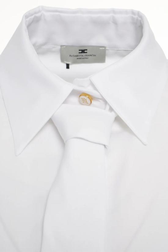 26SS 엘리자베타프랜치 탑 CA15261E210038 White - ELISABETTA FRANCHI