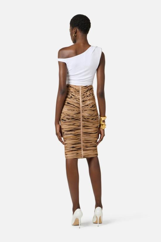 26SS 엘리자베타프랜치 탑 BO01361E236040 White - ELISABETTA FRANCHI