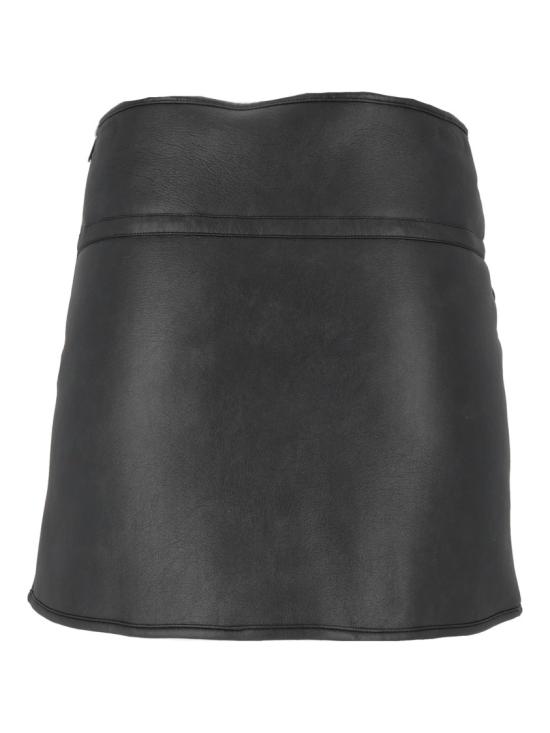 26FW 에르마노 설비노 스커트 D49EO046E97 Black - ERMANNO SCERVINO