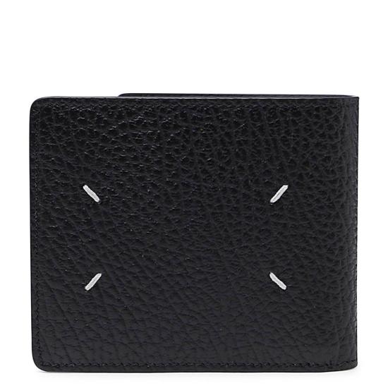 26FW 마르지엘라 4스티치 반지갑 SA1UI0016P4455T8013 Black - MAISON MARGIELA