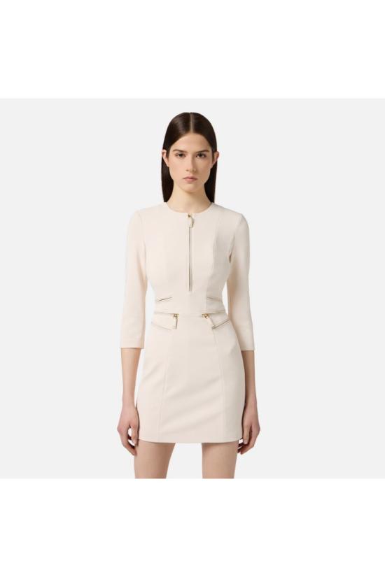 25FW 엘리자베타프랜치 원피스 AB82356E2DZ940 White - ELISABETTA FRANCHI