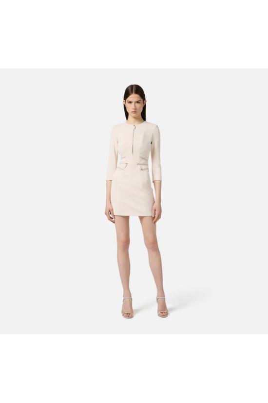 25FW 엘리자베타프랜치 원피스 AB82356E2DZ940 White - ELISABETTA FRANCHI