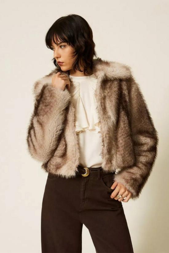 26FW 트윈셋 자켓 2102500739195 Brown - TWINSET